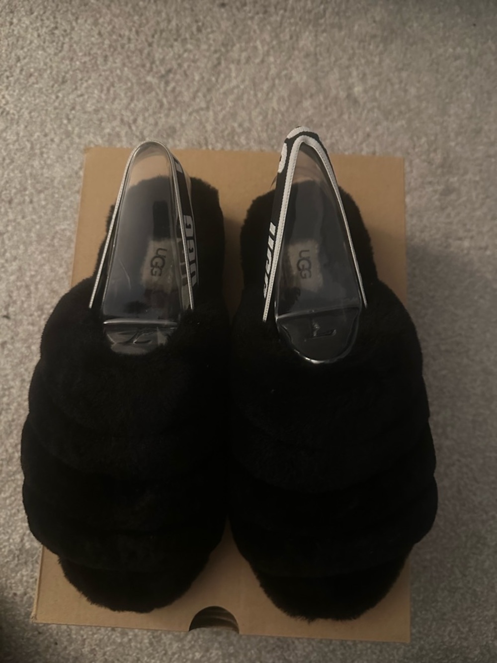 UGG Fluff Yeah Slide - Black